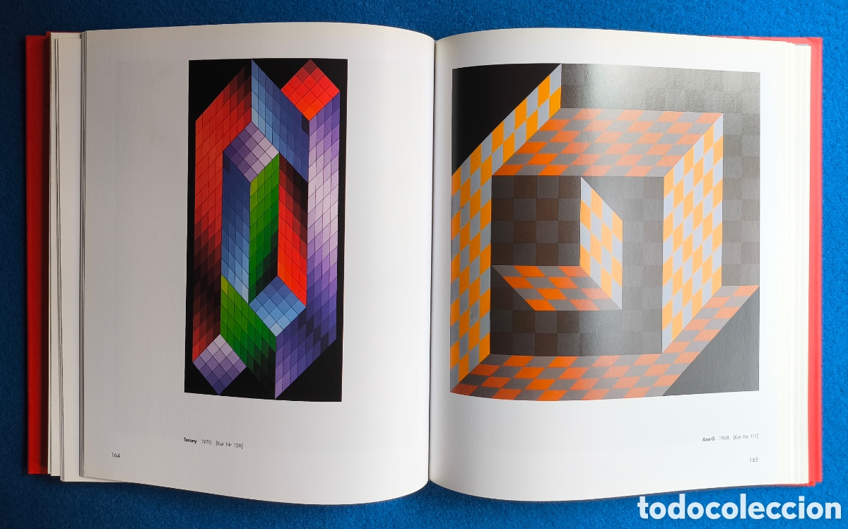 Otros objetos de arte: VASARELY OP ART BOOK 1997 - Foto 6