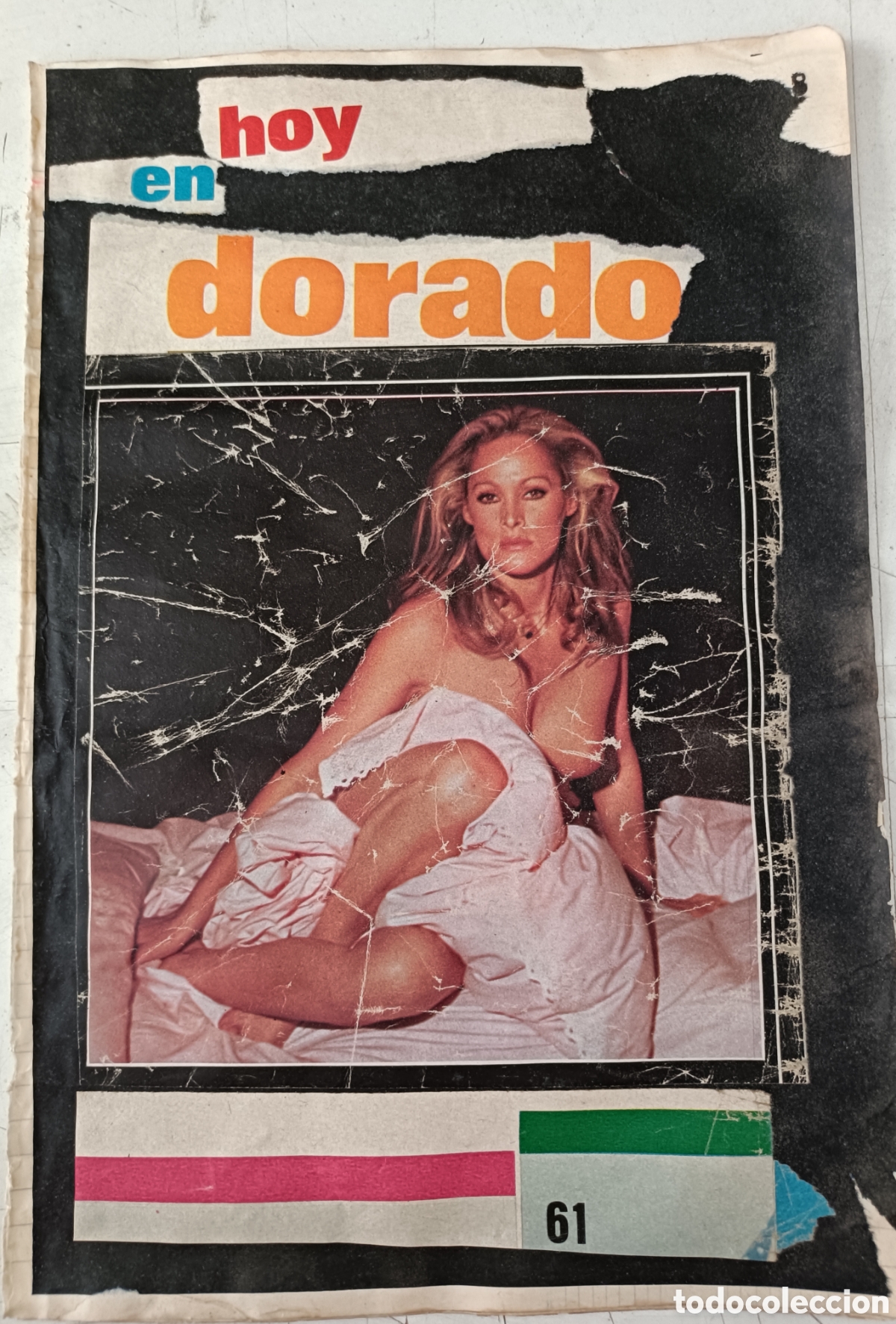 Otros objetos de arte: Collage sobre papel de libro de cuentas - Foto 1