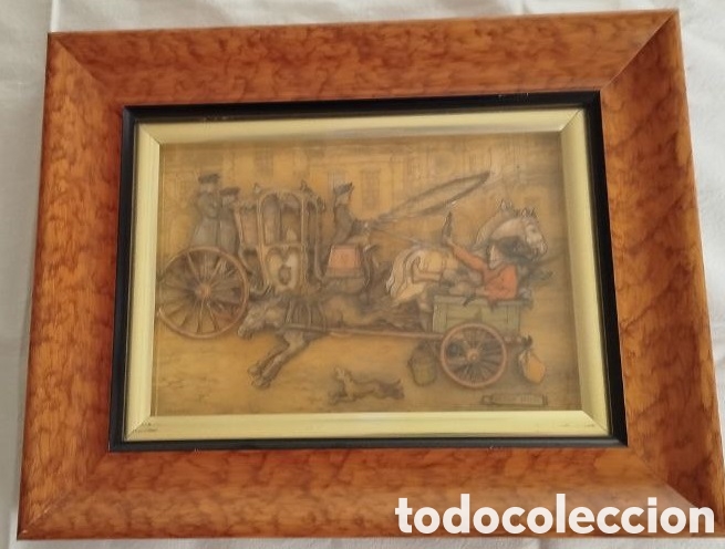 Otros objetos de arte: Cuadro 3D Anton Pieck - Foto 1