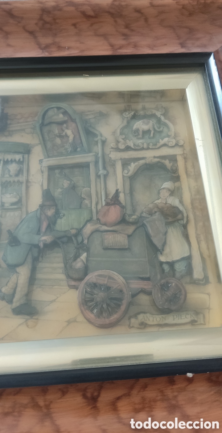 Otros objetos de arte: Cuadro 3D Anton Pieck - Foto 2