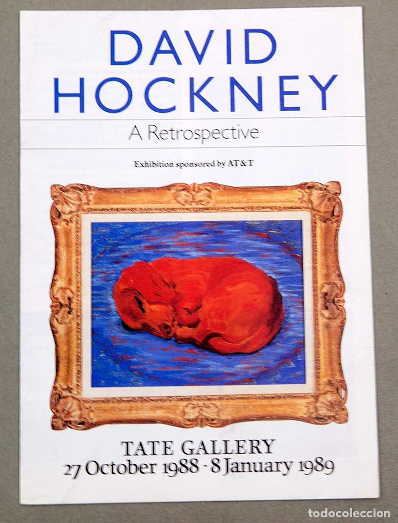 Otros objetos de arte: DAVID HOCKNEY - A RETROSPECTIVE - 1989 - TATE GALLERY - Foto 1