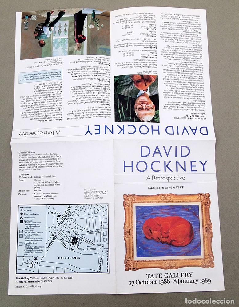 Otros objetos de arte: DAVID HOCKNEY - A RETROSPECTIVE - 1989 - TATE GALLERY - Foto 3