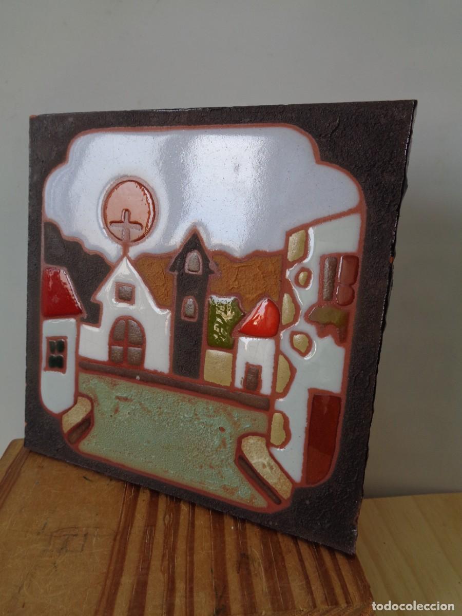 Otros objetos de arte: &iexcl;&iexcl; PUEBLO. ) PINTADO A MANO. ORIGINAL. !! C-24. - Foto 1