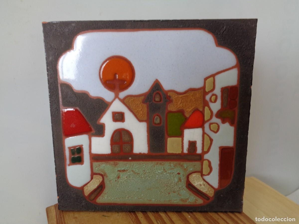 Otros objetos de arte: &iexcl;&iexcl; PUEBLO. ) PINTADO A MANO. ORIGINAL. !! C-24. - Foto 2