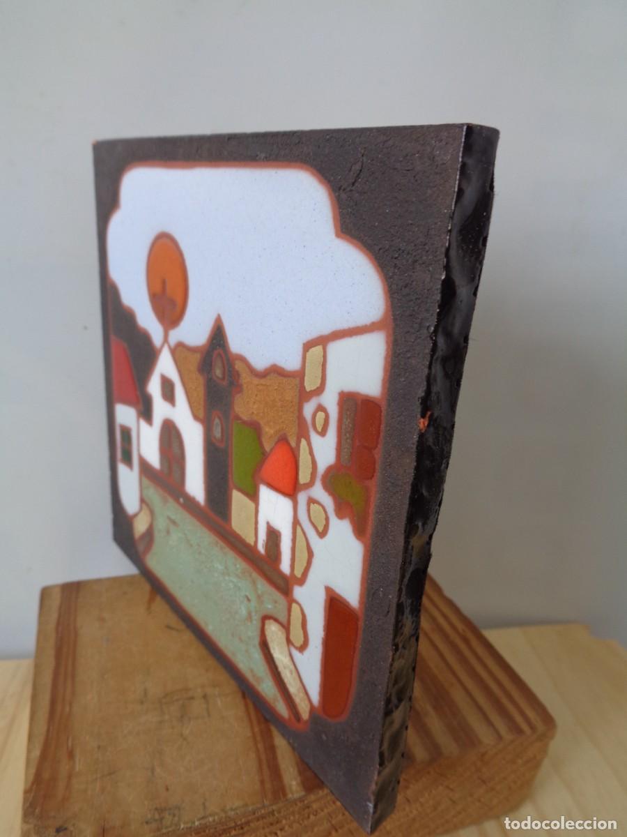 Otros objetos de arte: &iexcl;&iexcl; PUEBLO. ) PINTADO A MANO. ORIGINAL. !! C-24. - Foto 4
