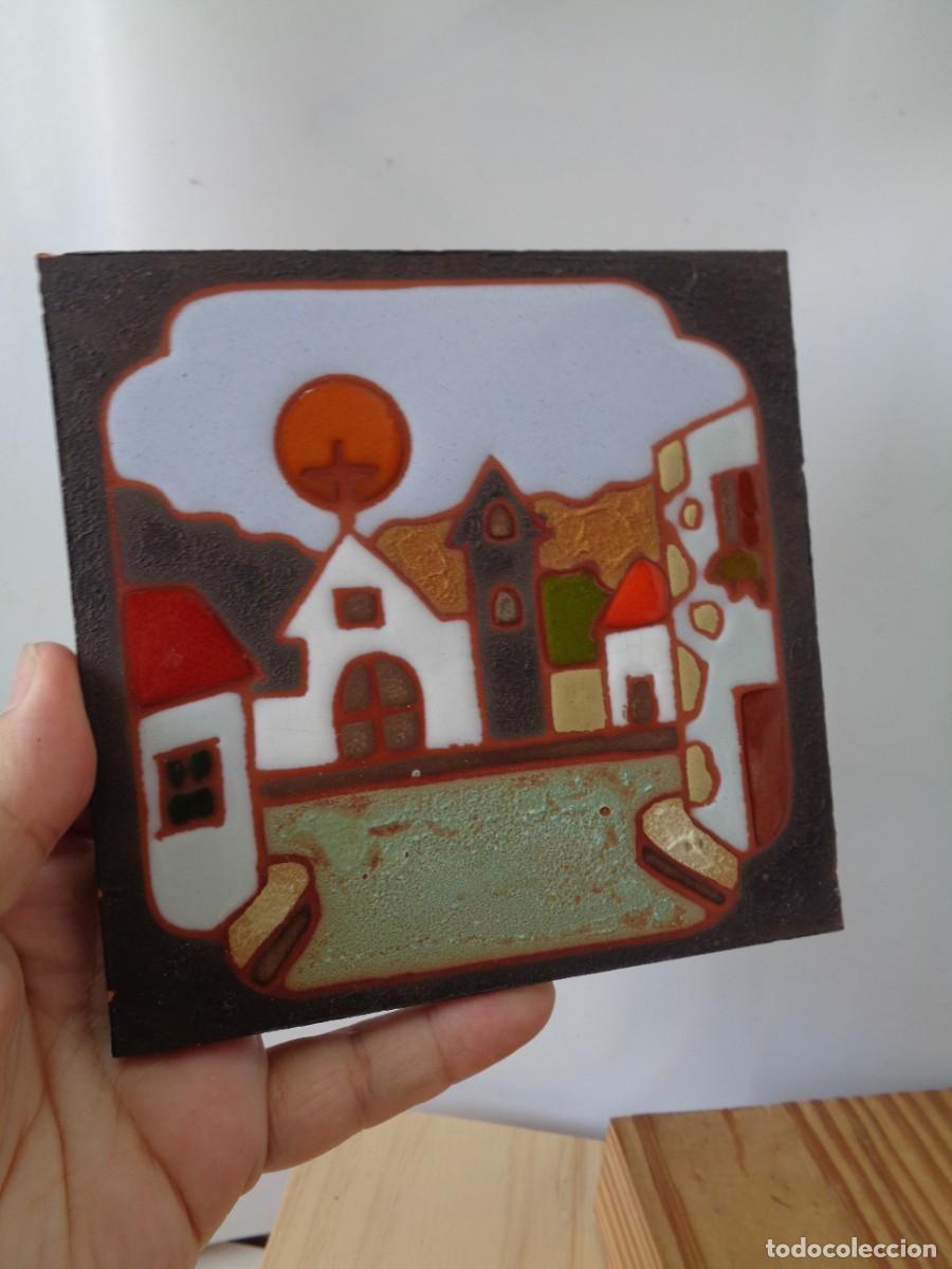 Otros objetos de arte: &iexcl;&iexcl; PUEBLO. ) PINTADO A MANO. ORIGINAL. !! C-24. - Foto 5