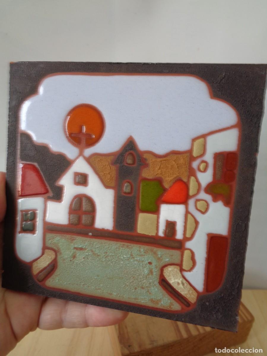 Otros objetos de arte: &iexcl;&iexcl; PUEBLO. ) PINTADO A MANO. ORIGINAL. !! C-24. - Foto 6