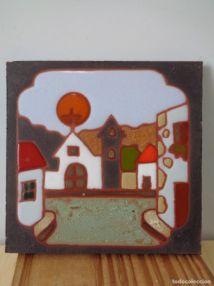Otros objetos de arte: &iexcl;&iexcl; PUEBLO. ) PINTADO A MANO. ORIGINAL. !! C-24. - Foto 7