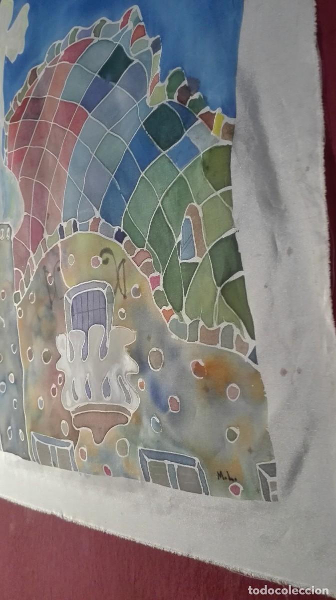 Otros objetos de arte: TAPIZ DE SEDA CON OBRAS DE GAUDI - Foto 7