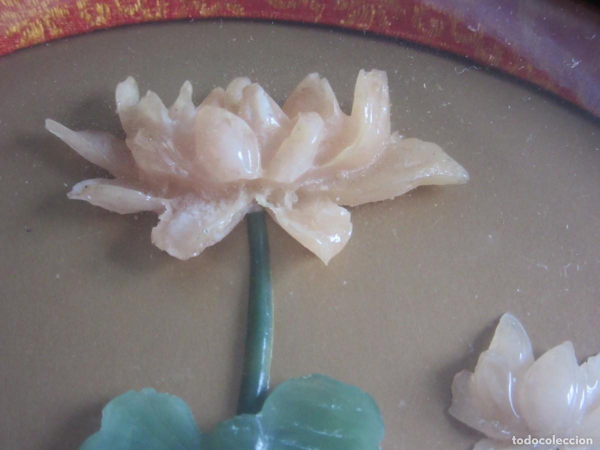 Otros objetos de arte: CUADRO EN FORMATO CIRCULAR CON DECORACION FLORAL - Foto 8