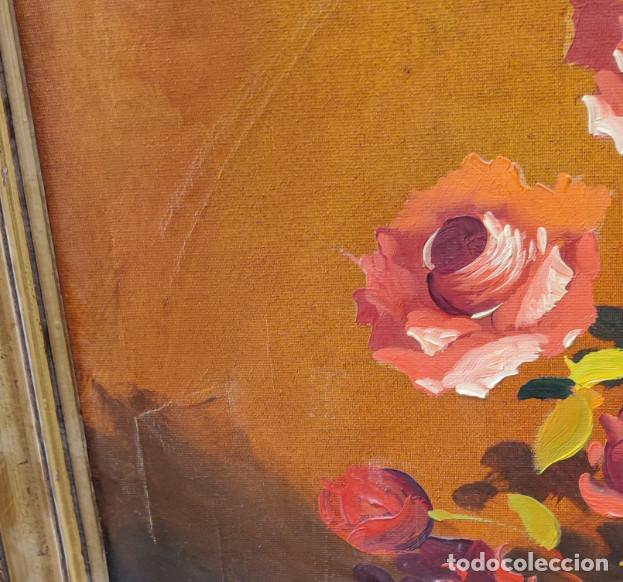 Otros objetos de arte: CUADRO, PINTURA SOBRE LIENZO, ROSAS - Foto 4