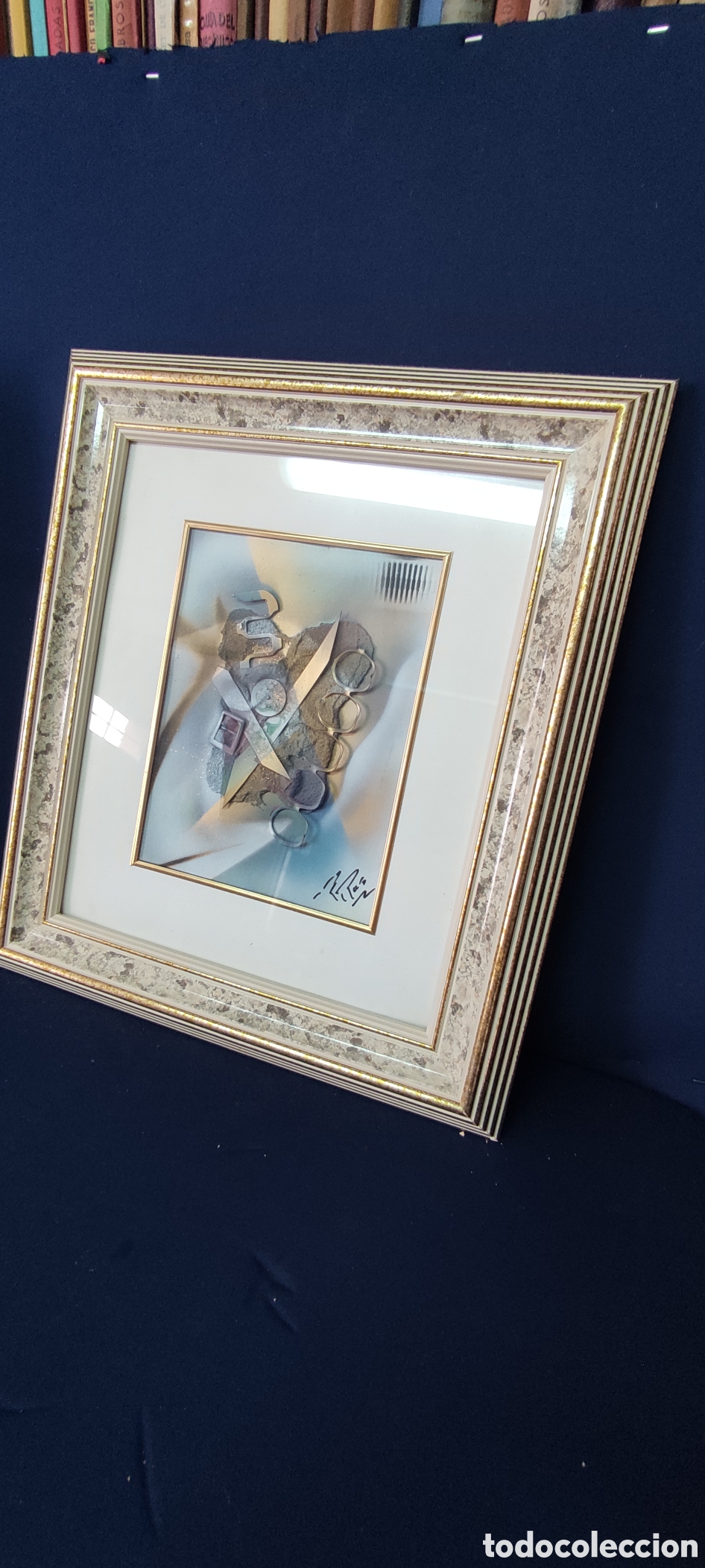 Otros objetos de arte: Cuadro, Obra abstracta firma autor - Foto 3