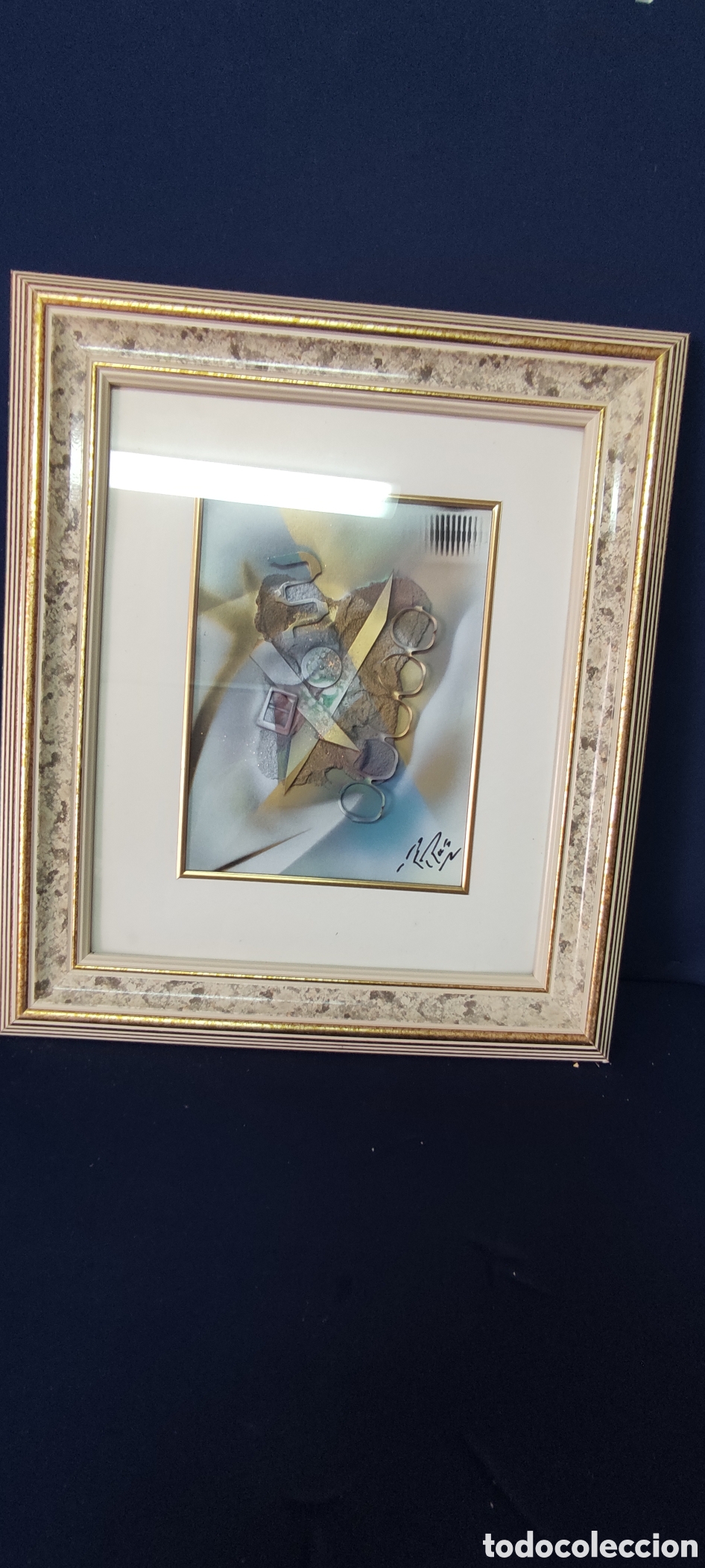 Otros objetos de arte: Cuadro, Obra abstracta firma autor - Foto 6