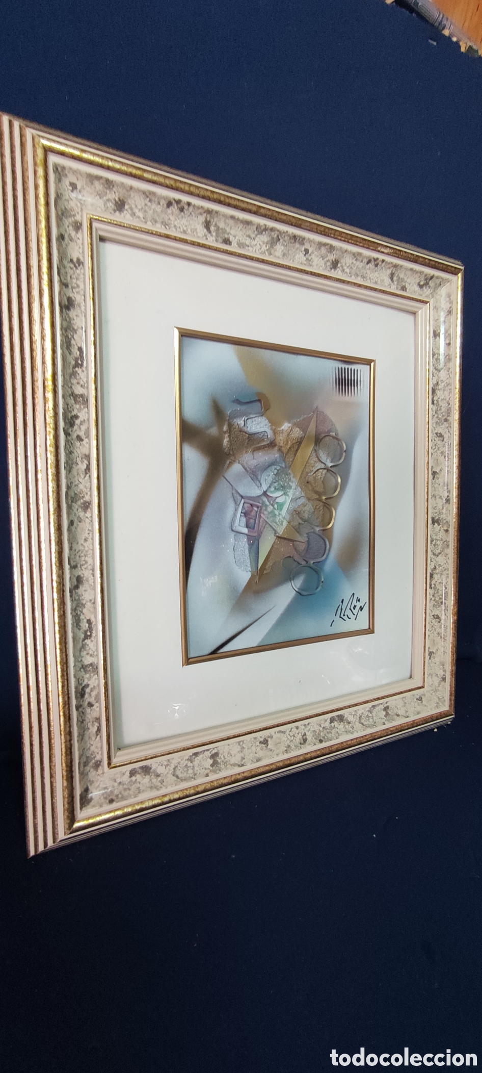Otros objetos de arte: Cuadro, Obra abstracta firma autor - Foto 8