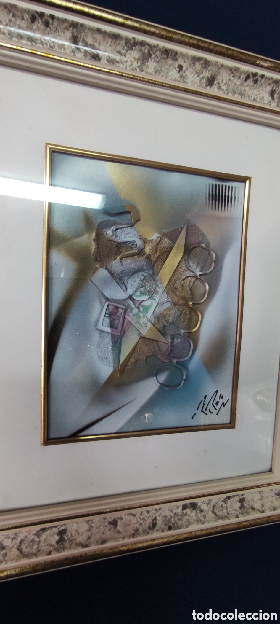 Otros objetos de arte: Cuadro, Obra abstracta firma autor - Foto 9