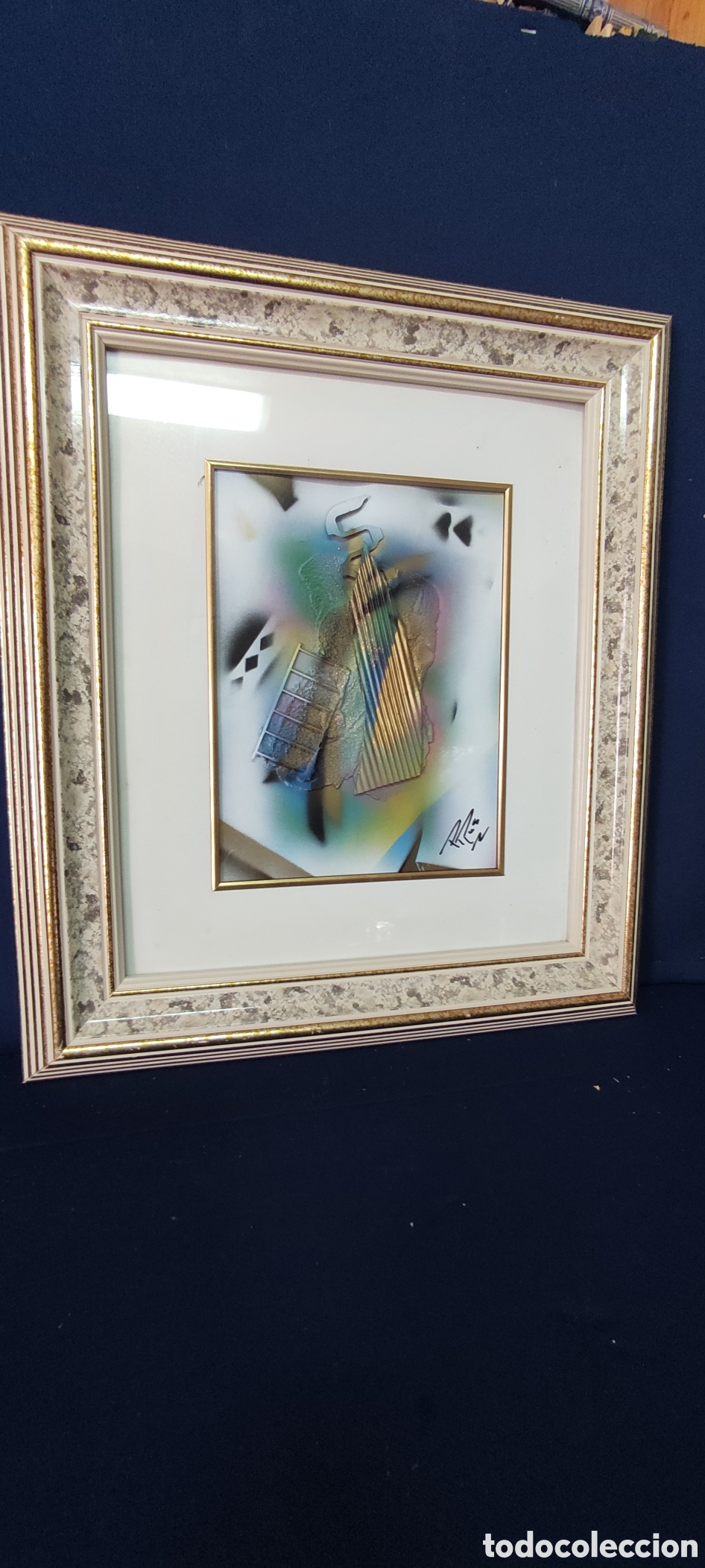 Otros objetos de arte: Cuadro, Obra abstracta en relieve - Foto 2