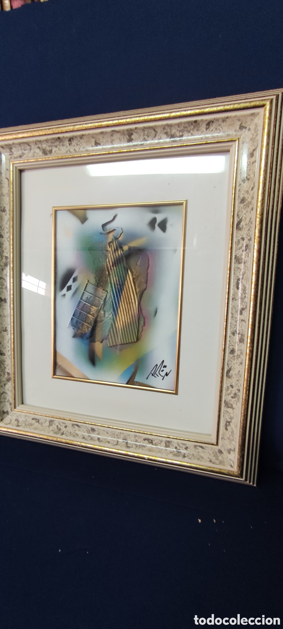 Otros objetos de arte: Cuadro, Obra abstracta en relieve - Foto 3