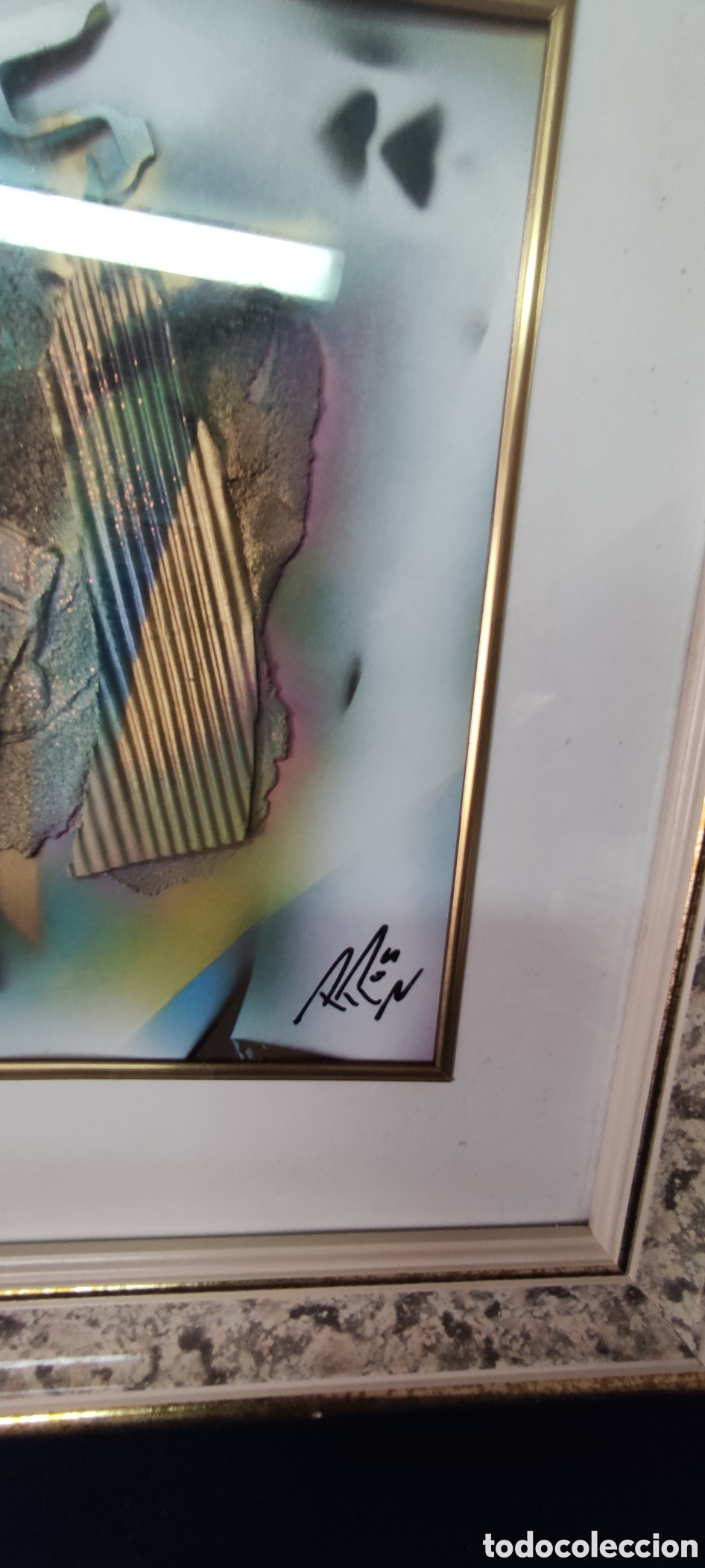 Otros objetos de arte: Cuadro, Obra abstracta en relieve - Foto 4