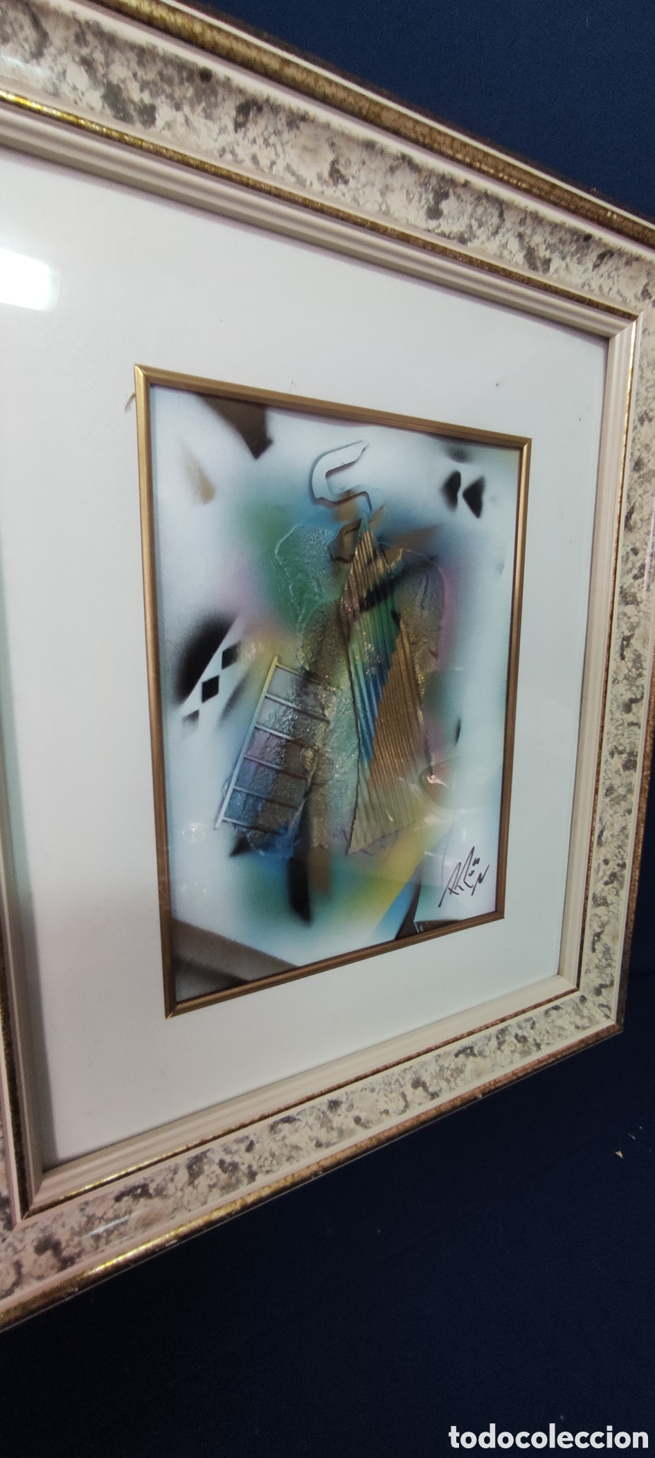 Otros objetos de arte: Cuadro, Obra abstracta en relieve - Foto 6