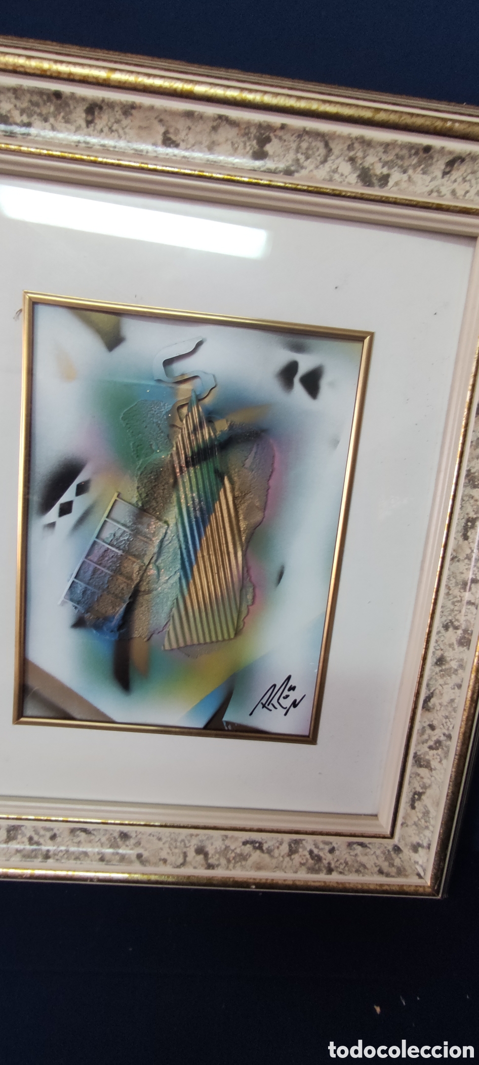 Otros objetos de arte: Cuadro, Obra abstracta en relieve - Foto 8