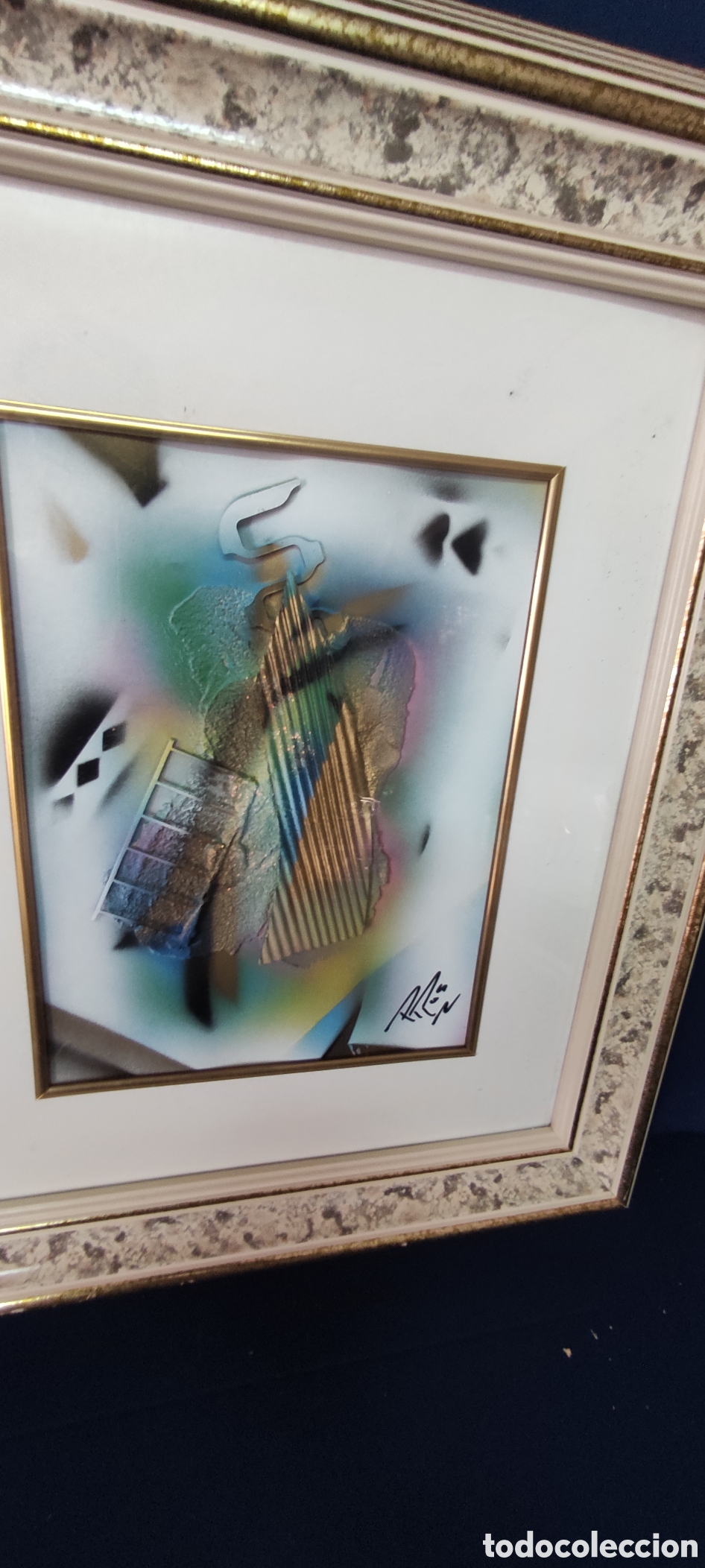 Otros objetos de arte: Cuadro, Obra abstracta en relieve - Foto 9