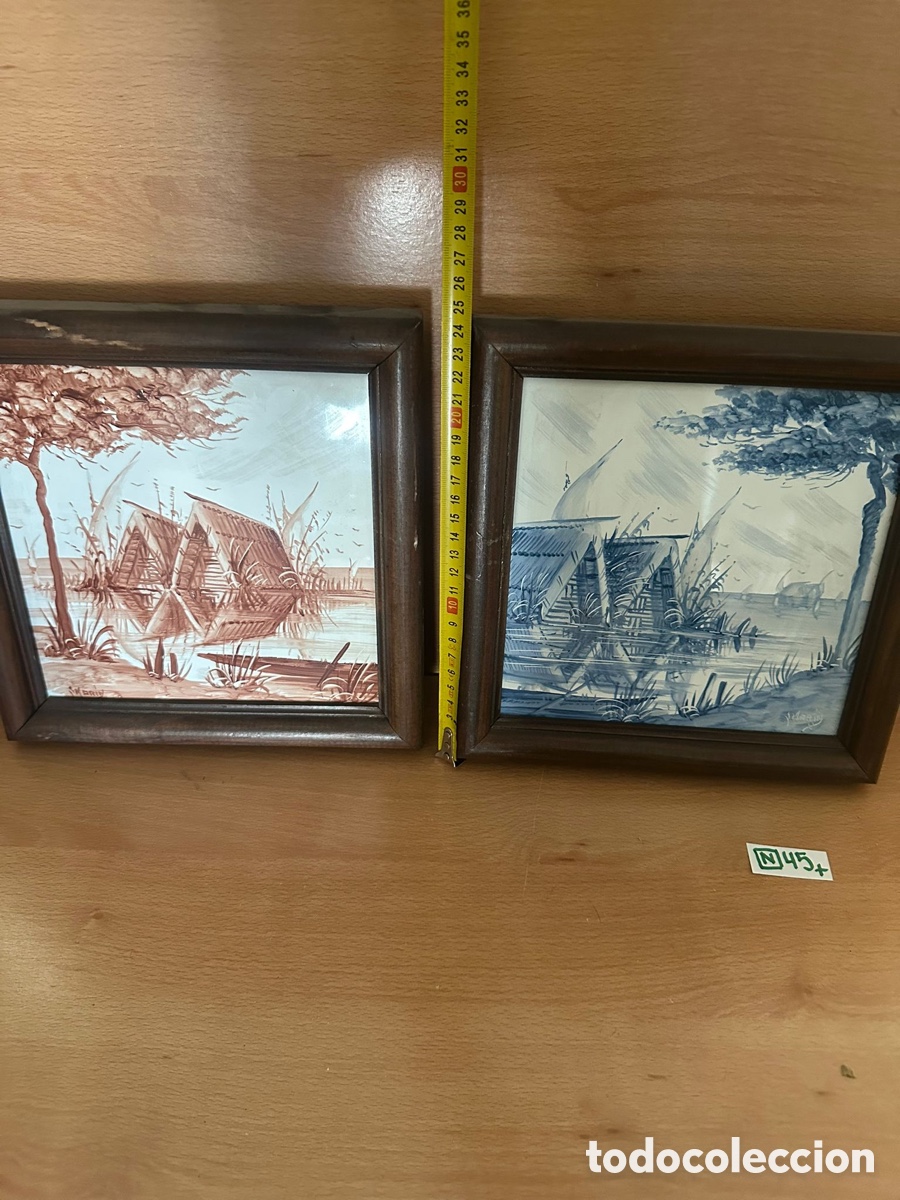 Otros objetos de arte: Cuadros azulejos pintados a mano - Foto 4