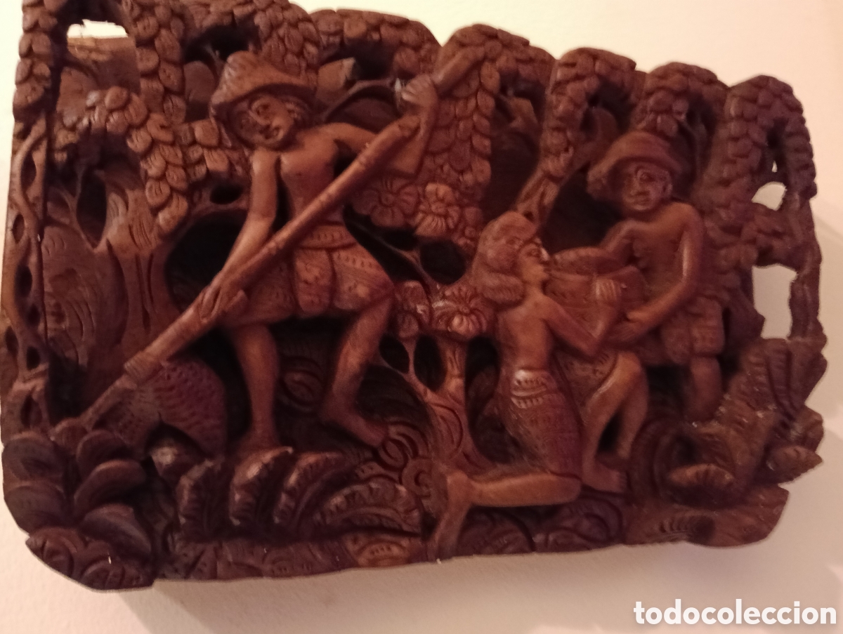 Otros objetos de arte: Talla balinesa en madera - Foto 2