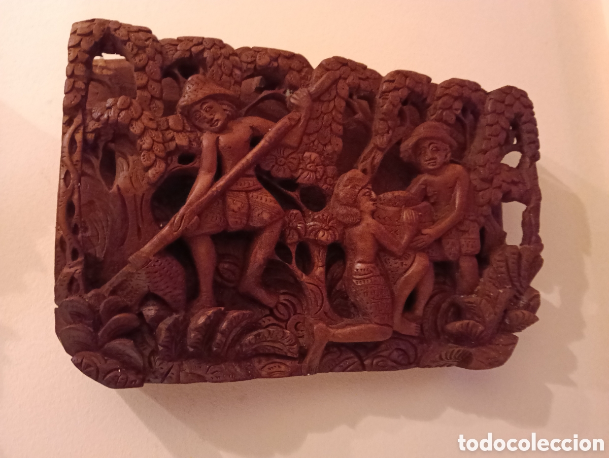 Otros objetos de arte: Talla balinesa en madera - Foto 1