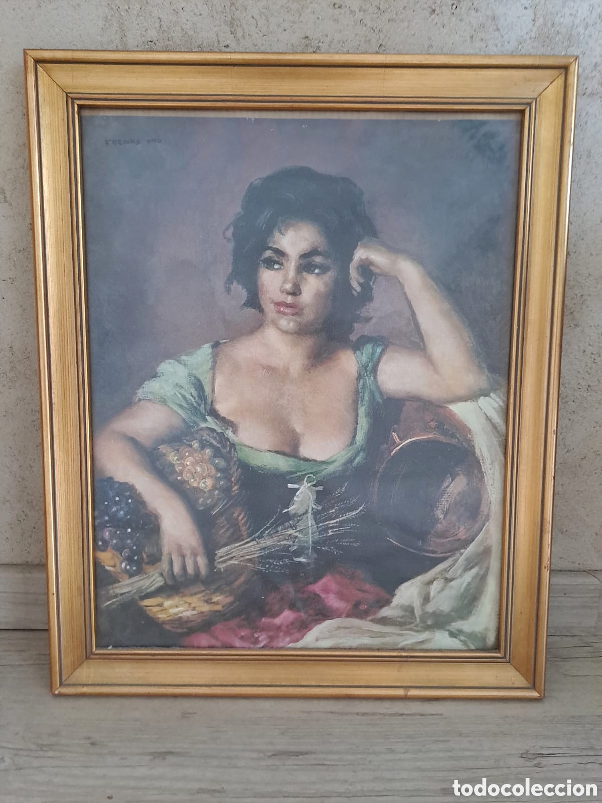 Otros objetos de arte: Cuadro Vendimia Freixas Viv&oacute; - Foto 1