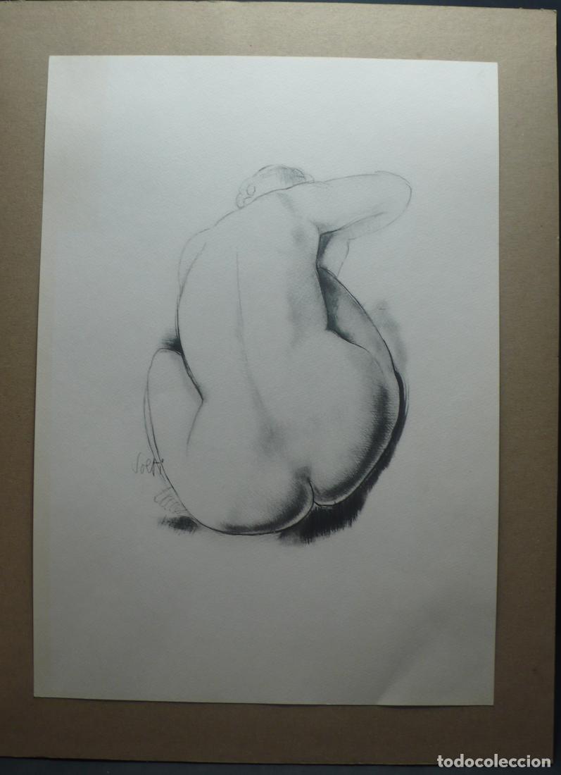 Otros objetos de arte: IMPRESO DE MUJER DESNUDO - Foto 1