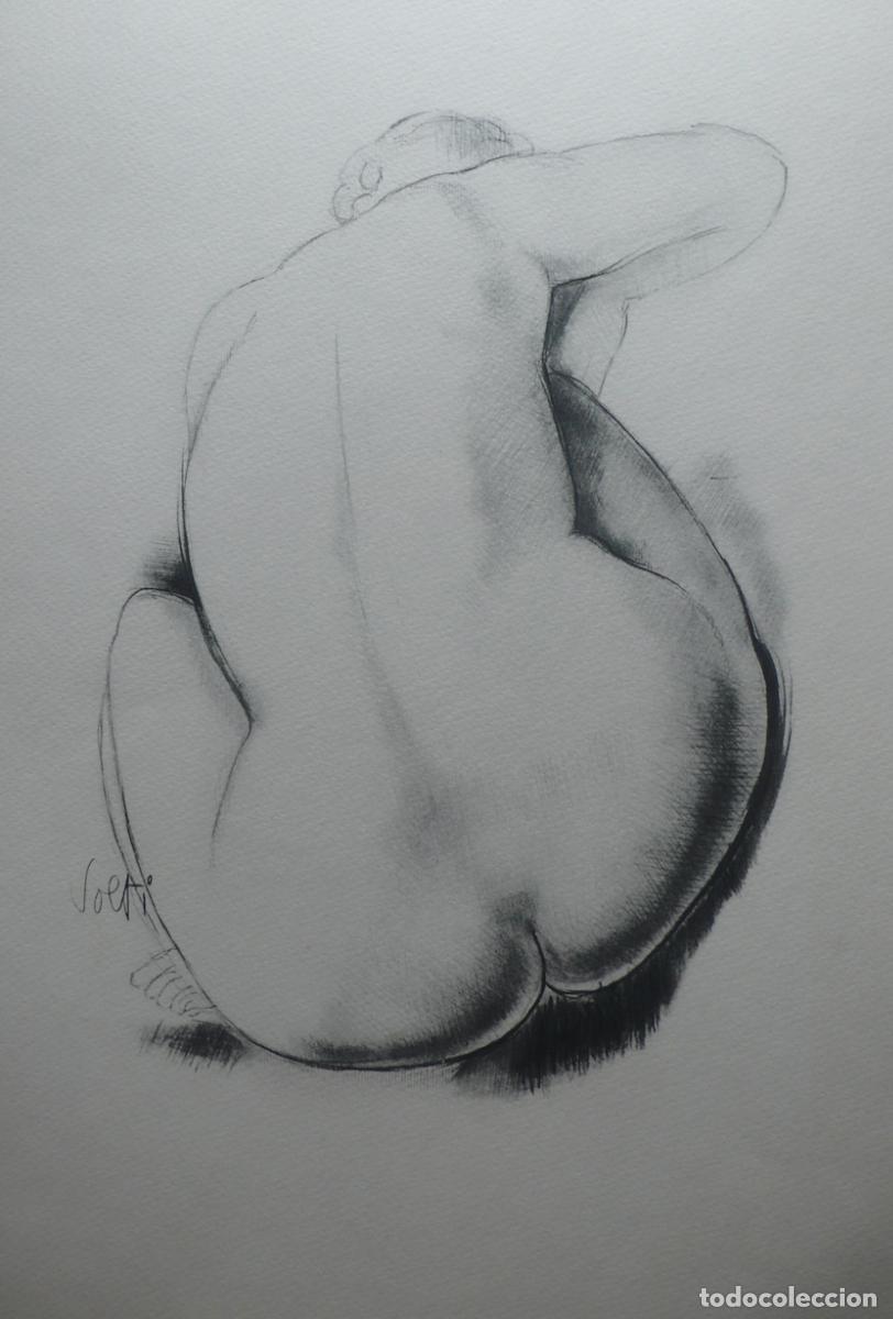 Otros objetos de arte: IMPRESO DE MUJER DESNUDO - Foto 2