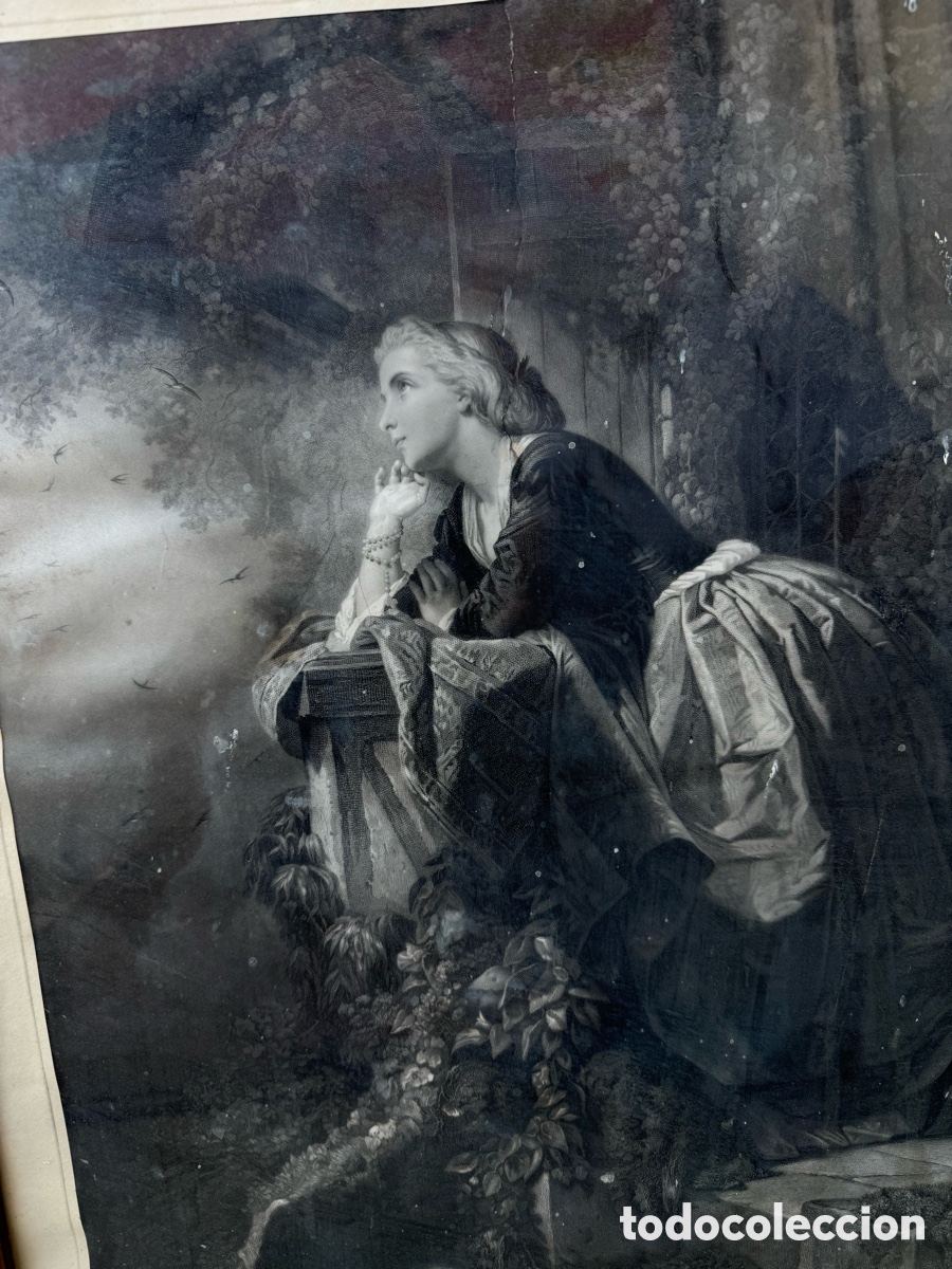Otros objetos de arte: Grabado en marcado franc&eacute;s - Foto 1