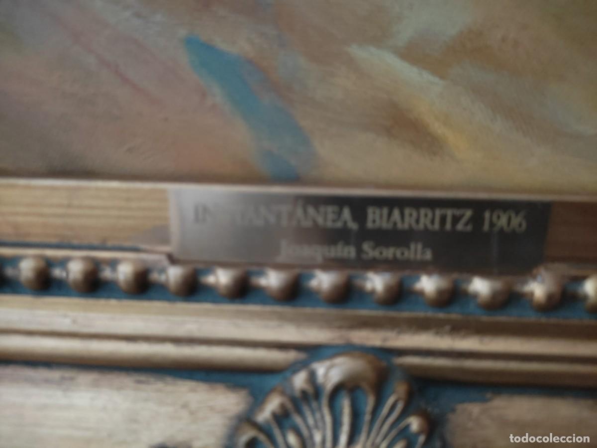Otros objetos de arte: INSTANTANEA BIARRITZ 1906 ---CUADRO SOROLLA - Foto 2
