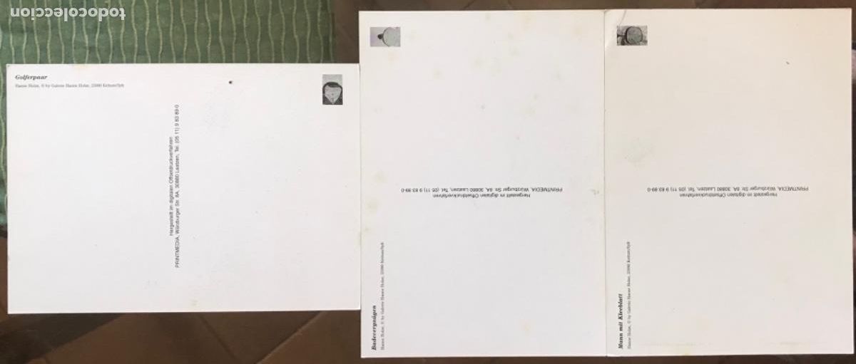 Otros objetos de arte: 3 Postales de HANNE HOLZE - SIN CIRCULAR - - Foto 3