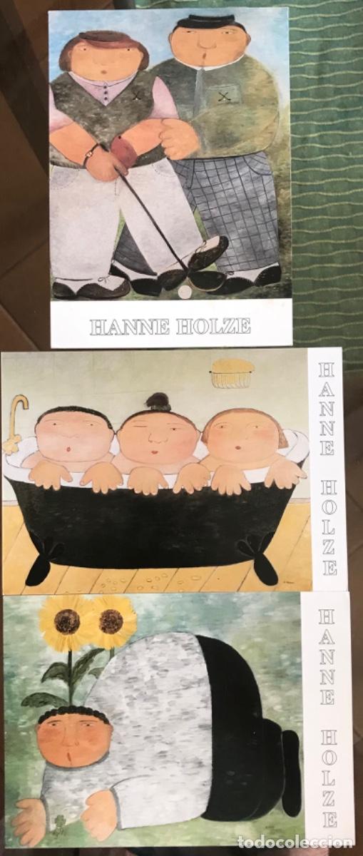 Otros objetos de arte: 3 Postales de HANNE HOLZE - SIN CIRCULAR - - Foto 1