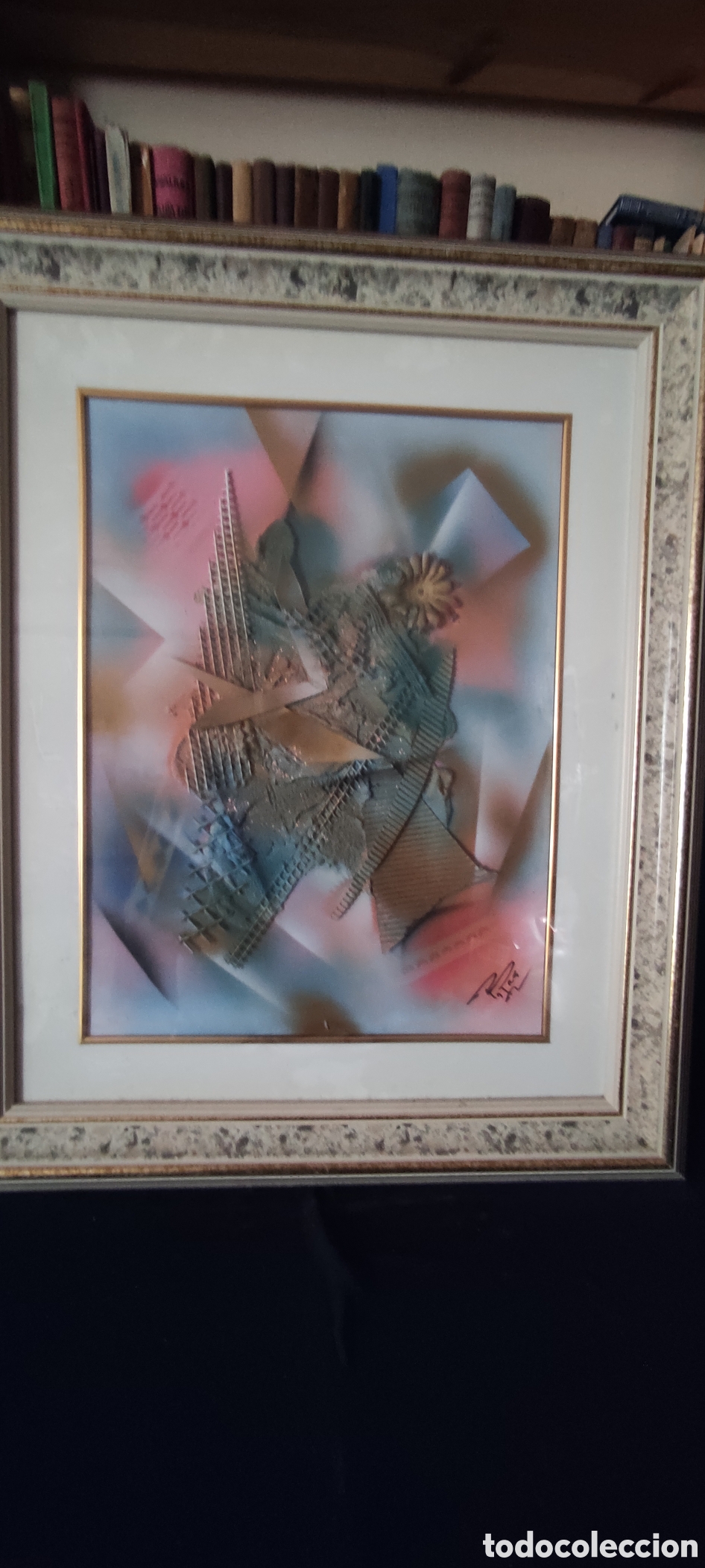 Otros objetos de arte: Cuadro abstracto firmado - Foto 6