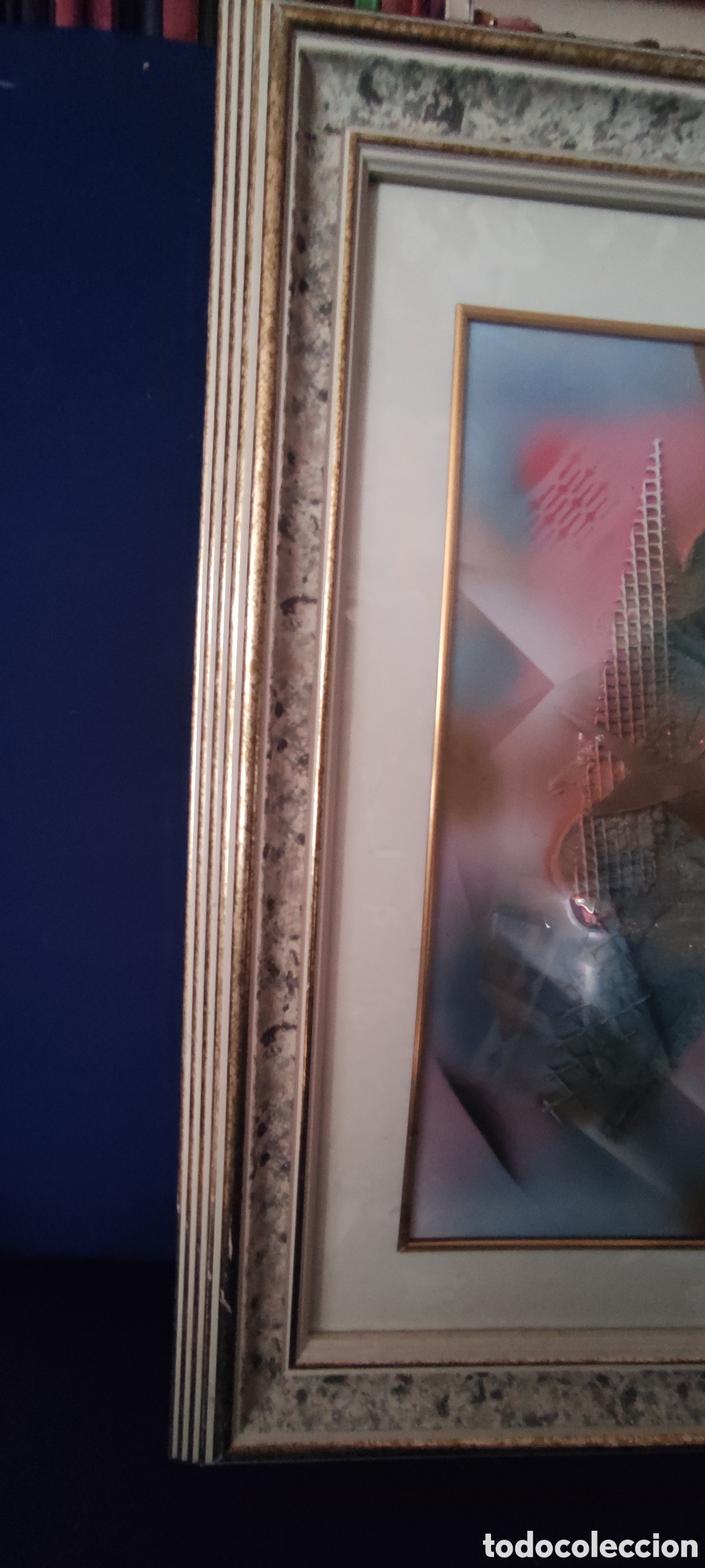 Otros objetos de arte: Cuadro abstracto firmado - Foto 8