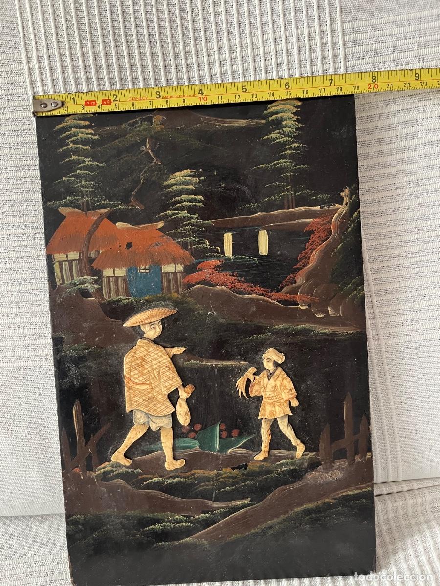 Otros objetos de arte: Antiguo cuadro chino - Foto 1