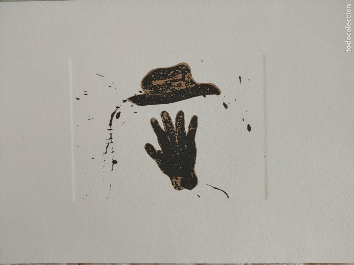 Otros objetos de arte: Agust&iacute; Puig Gravats invitaci&oacute; exposici&oacute; 1999 - Foto 1