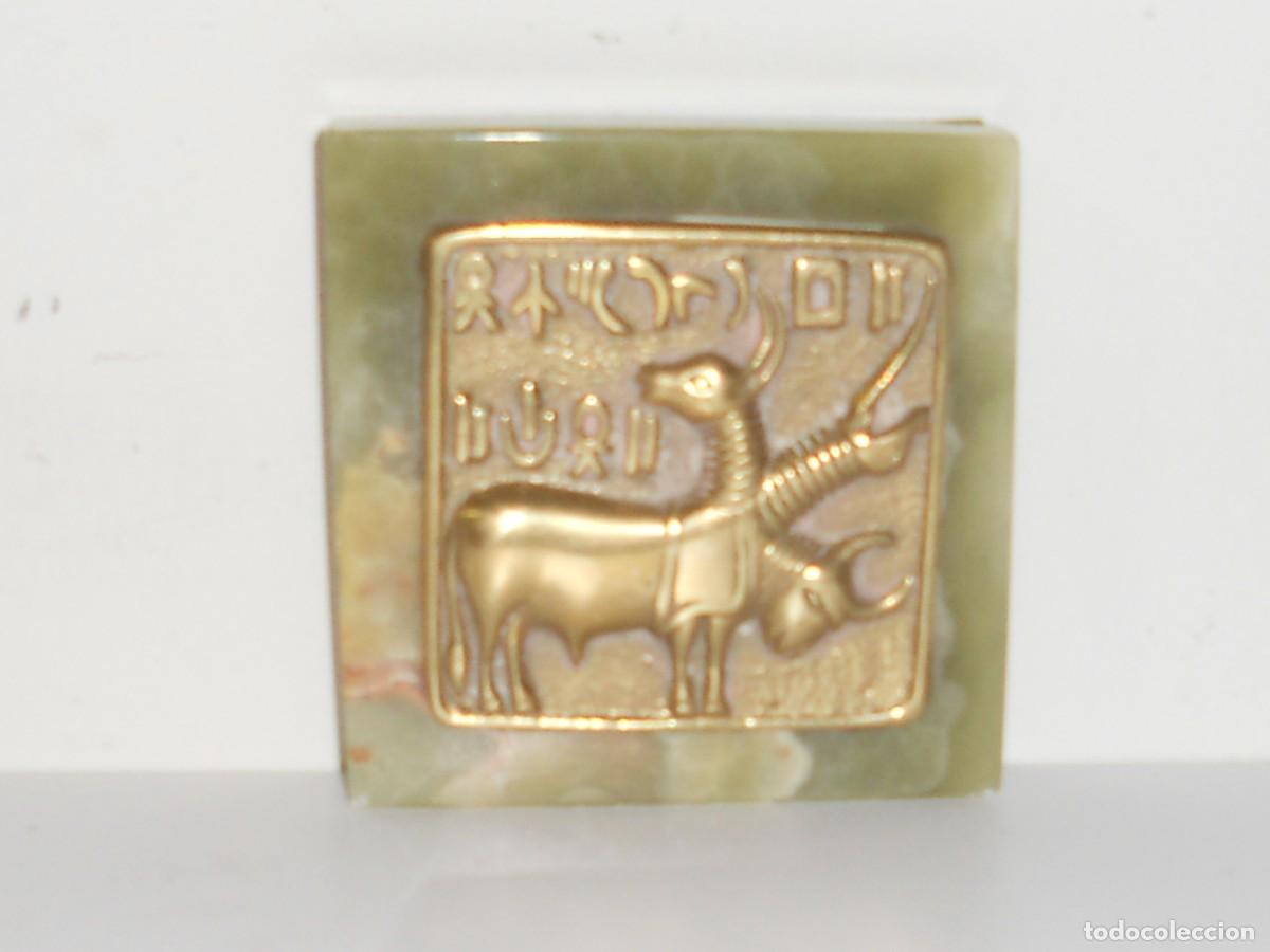 Otros objetos de arte: ANTIGUA PLACA ,,SEAL FROM MOENJODARO - Foto 1