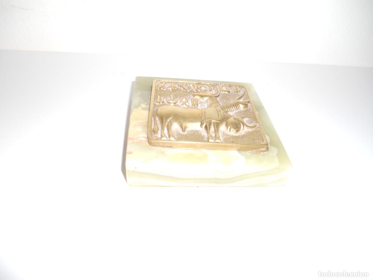 Otros objetos de arte: ANTIGUA PLACA ,,SEAL FROM MOENJODARO - Foto 4