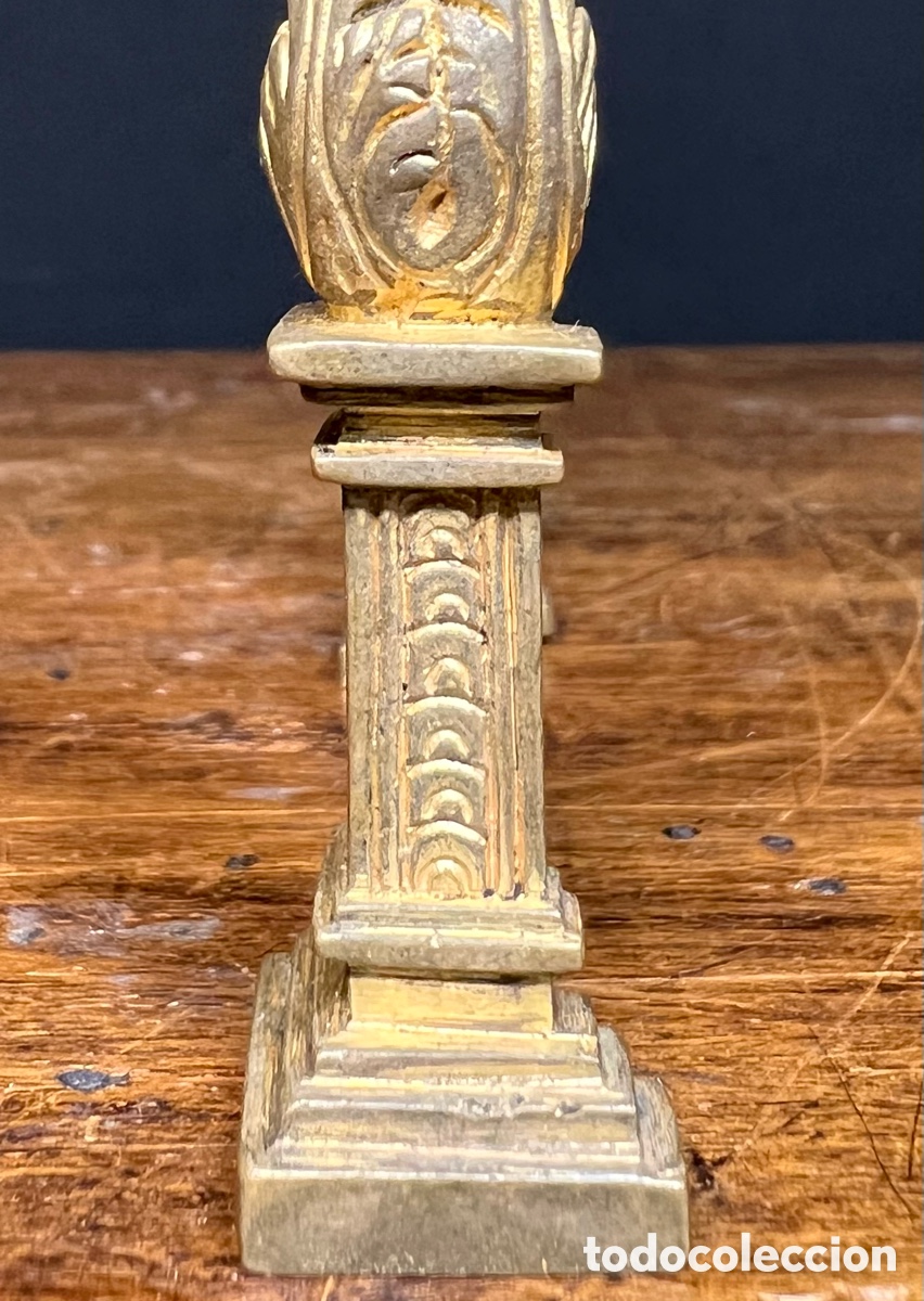Otros objetos de arte: Marco en bronce dorado, S.XVI - XVII - Foto 10