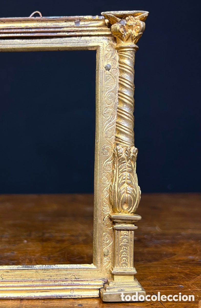 Otros objetos de arte: Marco en bronce dorado, S.XVI - XVII - Foto 13
