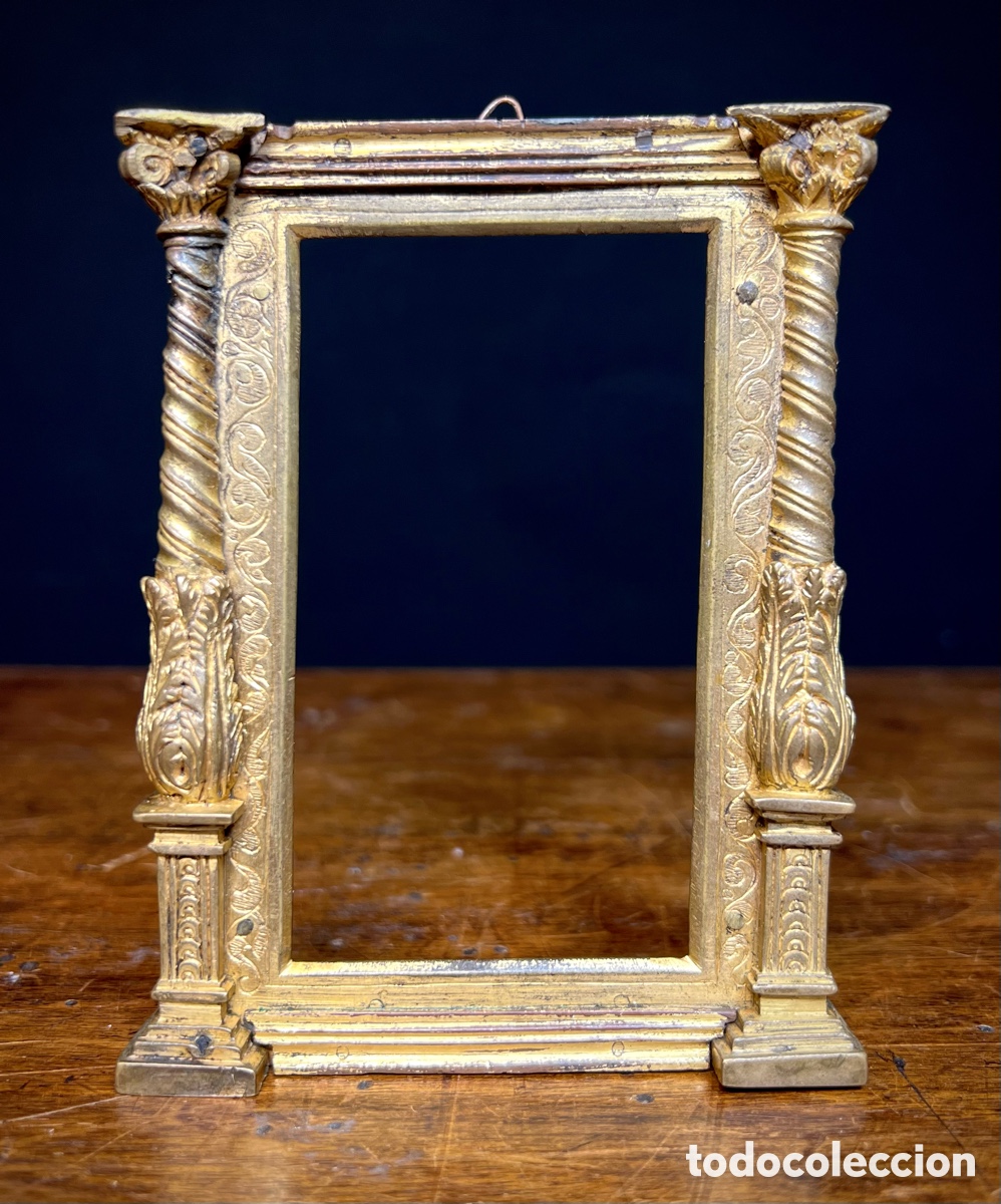 Otros objetos de arte: Marco en bronce dorado, S.XVI - XVII - Foto 1