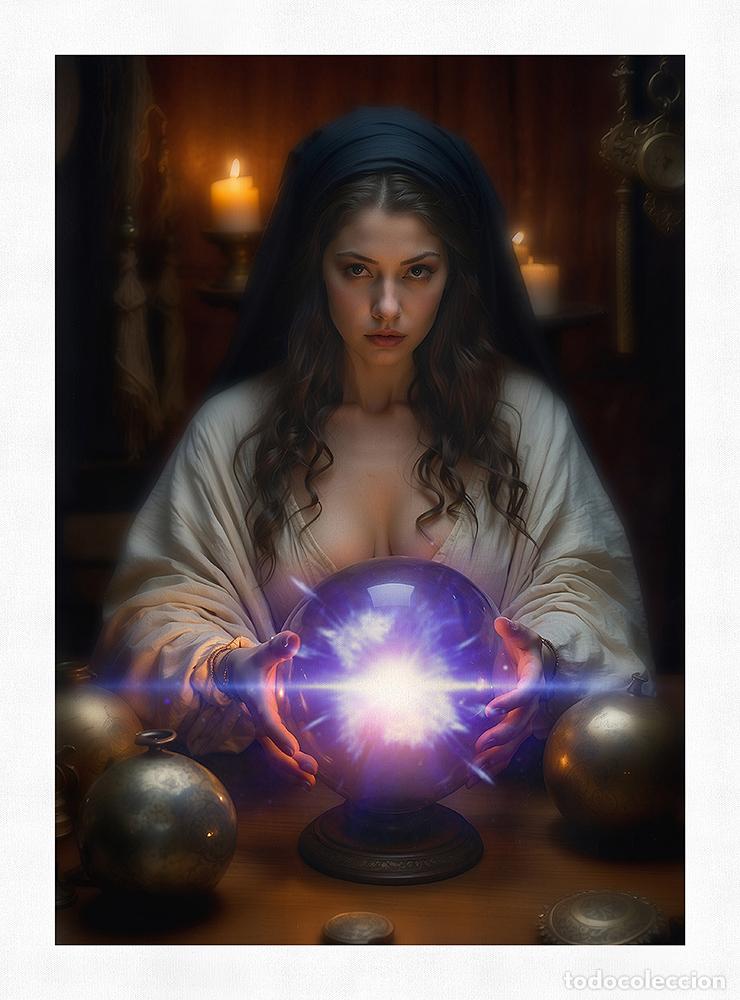 Otros objetos de arte: GIPSY PYTHONESS - IMPRESI&Oacute;N EN LIENZO DE ALGOD&Oacute;N ( 73 X 54 cm ) - Foto 4