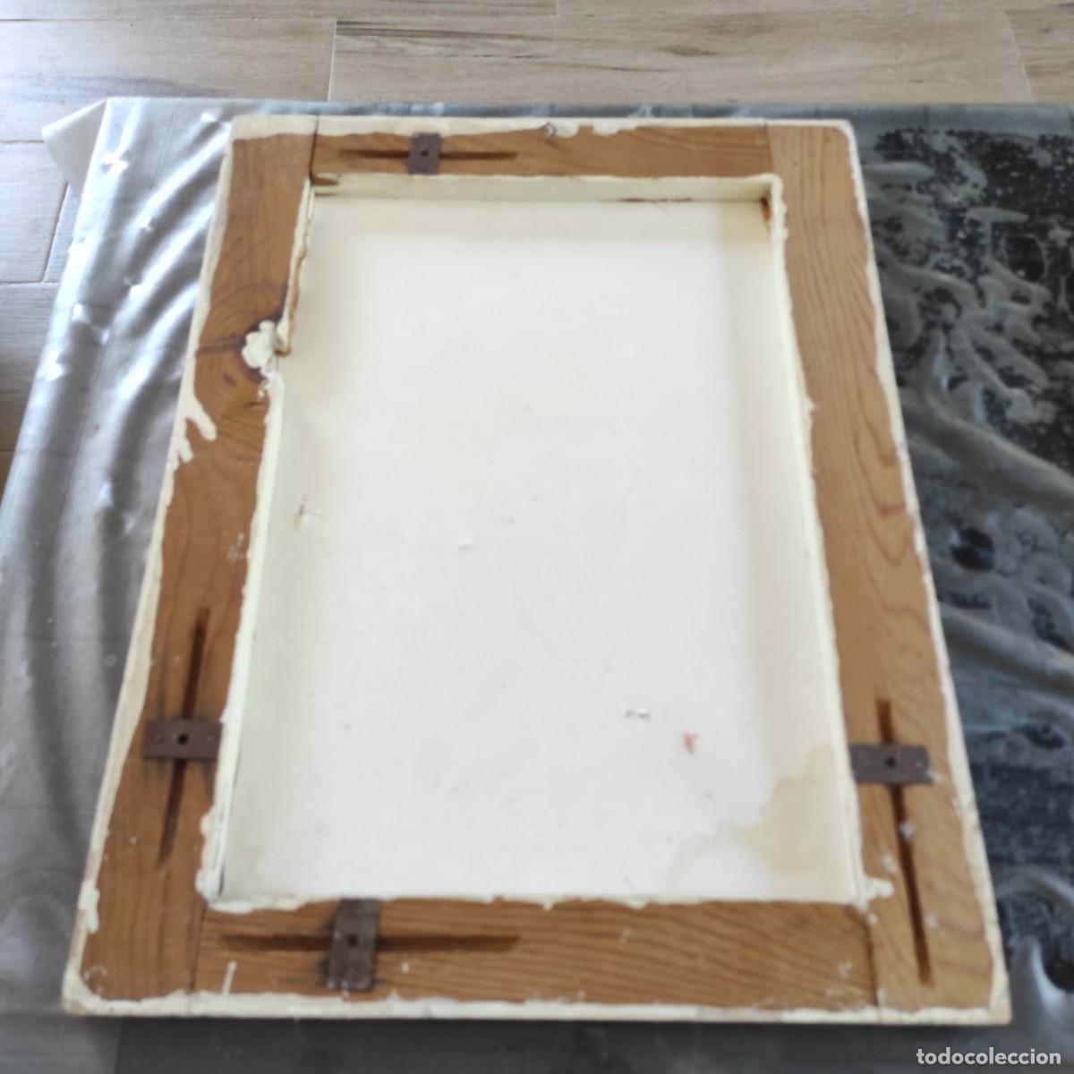 Otros objetos de arte: Cuadro cautivo en pl&aacute;stico marco de madera - Foto 5