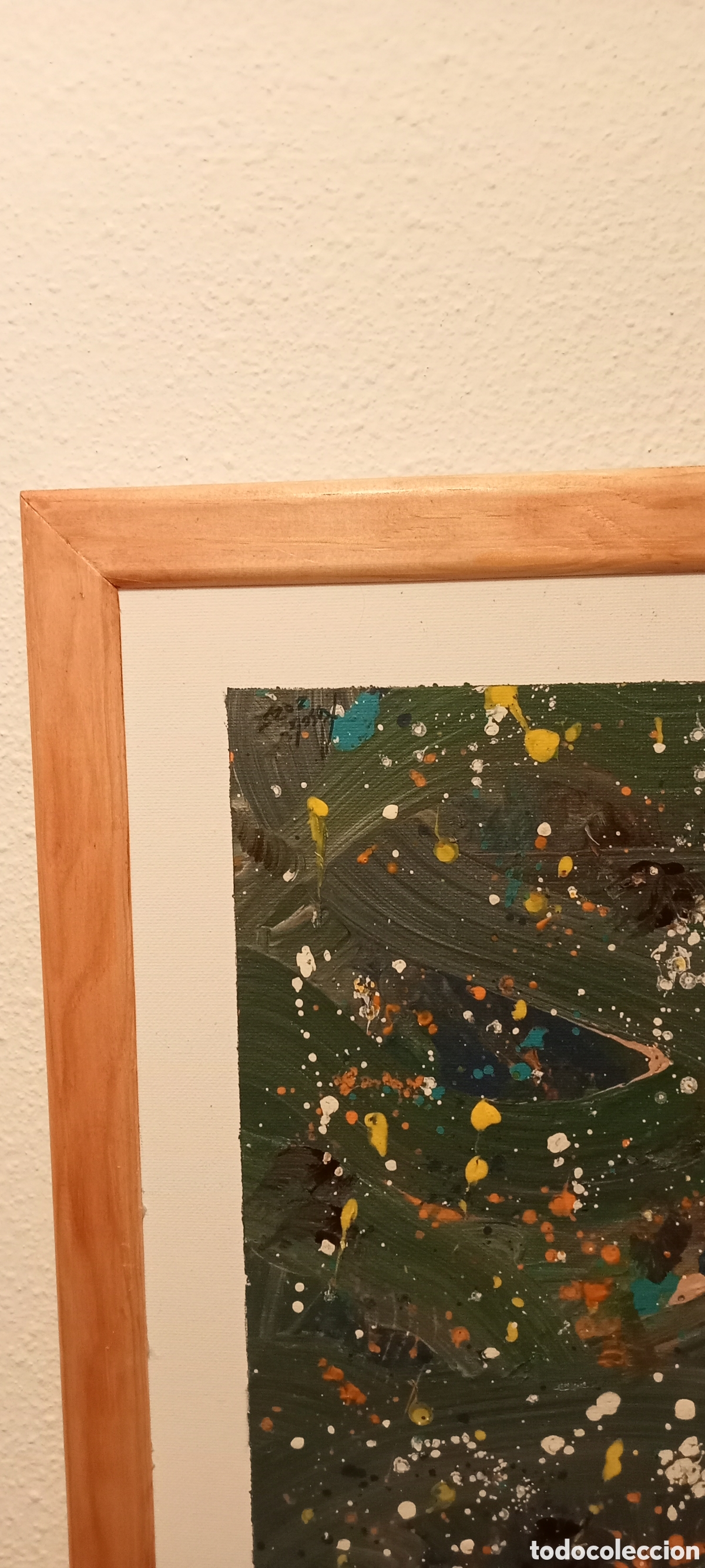 Otros objetos de arte: Pintura acr&iacute;lica estilo abstracto. - Foto 3