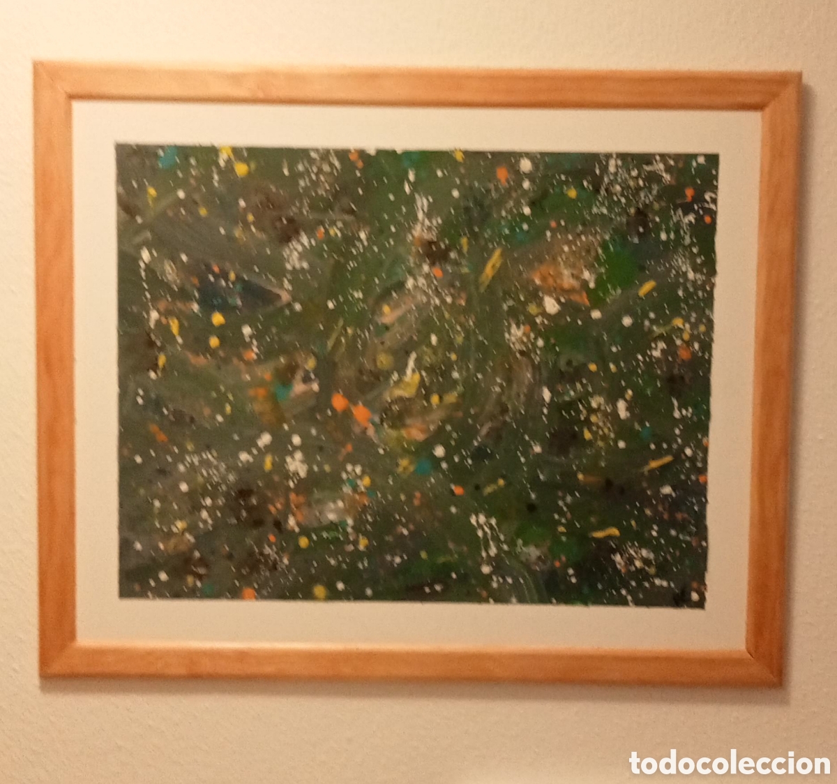 Otros objetos de arte: Pintura acr&iacute;lica estilo abstracto. - Foto 1
