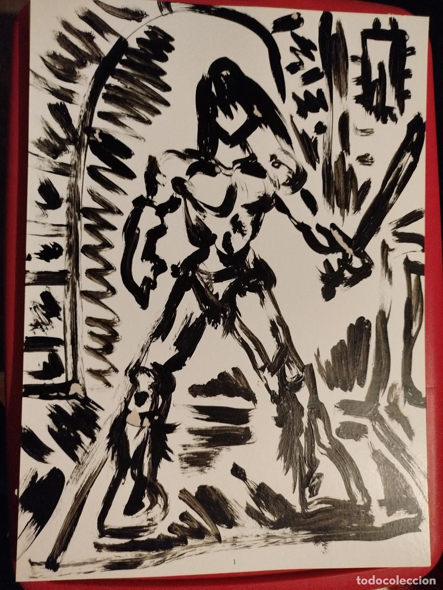 Otros objetos de arte: Lamina de pintura original DinA3 - Foto 1