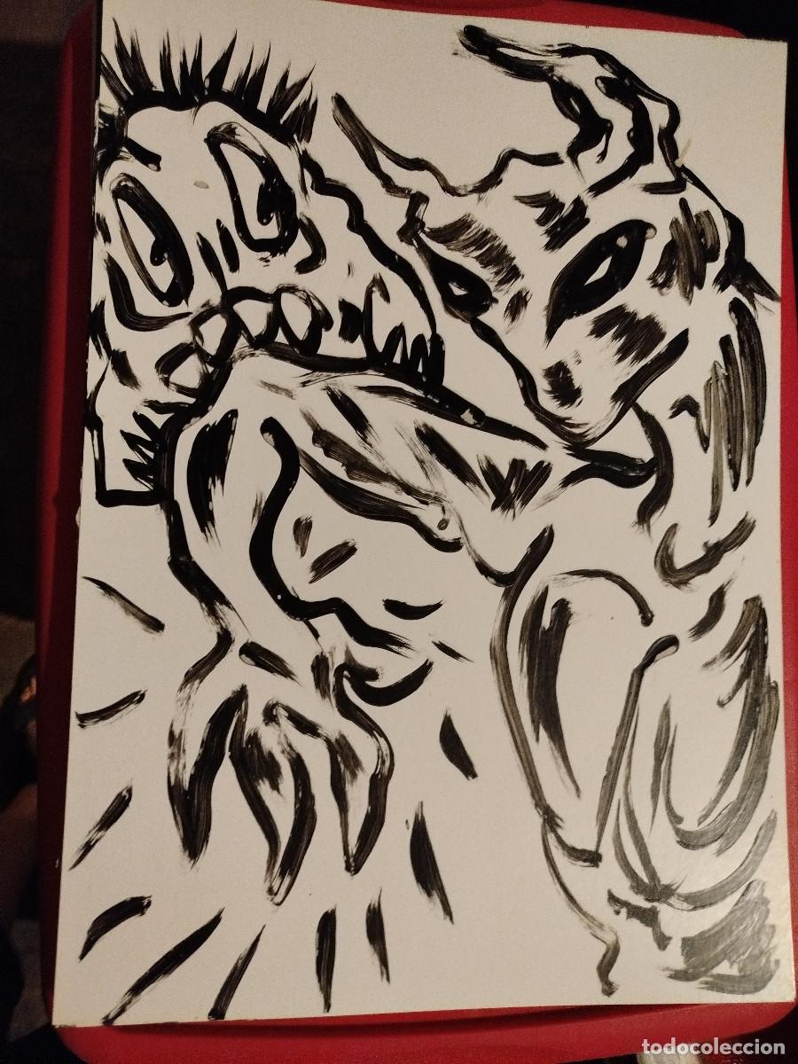 Otros objetos de arte: Lamina de pintura original DinA3 - Foto 1